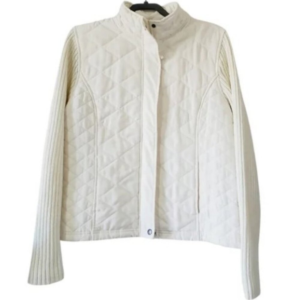 Effeci cream vintage quilted jacket size 1X